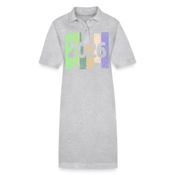 Kunstwerk 2026 - Stanley/Stella Frauen Bio-Polokleid PAIGER - Schwarz - Vorne