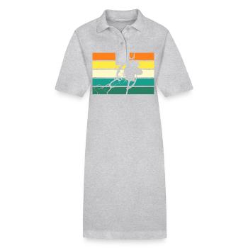Steckenpferd Hobby Horsing - Stanley/Stella Frauen Bio-Polokleid PAIGER - Schwarz - Vorne