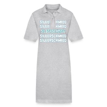 Job Silversmith - Stanley/Stella PAIGER Organic Women’s Polo Dress - black - Front