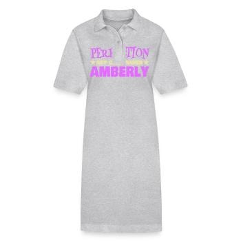Gift for Amberly - Stanley/Stella PAIGER Organic Women’s Polo Dress - black - Front