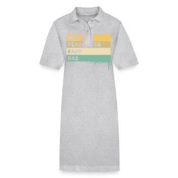 Profession : Psychiatre - Robe polo bio PAIGER Stanley/Stella Femme - noir - Devant