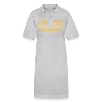 Business economist as work - Stanley/Stella PAIGER Organic Women’s Polo Dress - black - Front