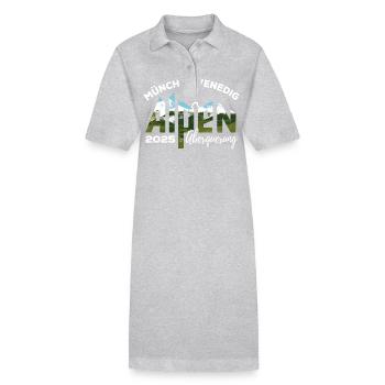 Alpenüberquerung 2025 München Venedig, Wandern - Stanley/Stella Frauen Bio-Polokleid PAIGER - Schwarz - Vorne