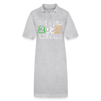 Irlande 2027 - Robe polo bio PAIGER Stanley/Stella Femme - noir - Devant