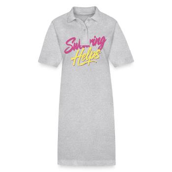 Swearing Helps 12 - Stanley/Stella Frauen Bio-Polokleid PAIGER - Schwarz - Vorne