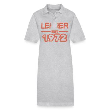 1972 - Stanley/Stella PAIGER Organic Women’s Polo Dress - black - Front