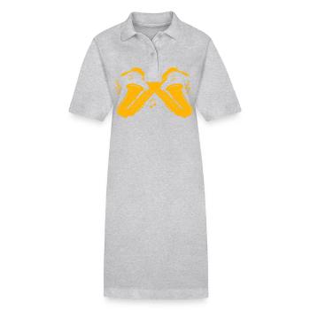 Sax saxophone saxophone - Stanley/Stella PAIGER Organic Women’s Polo Dress - black - Front
