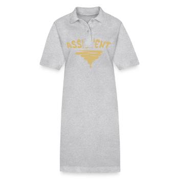 Beruf Assistent - Stanley/Stella Frauen Bio-Polokleid PAIGER - Schwarz - Vorne