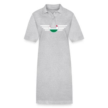 Hungary Style Design T-Shirt - Stanley/Stella PAIGER Organic Women’s Polo Dress - black - Front