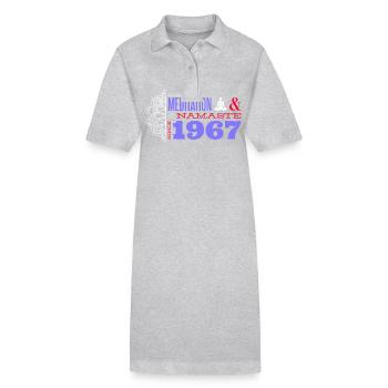 Zeitlose Vibes seit 1967 - 58 Jahre jung - Stanley/Stella Frauen Bio-Polokleid PAIGER - Schwarz - Vorne
