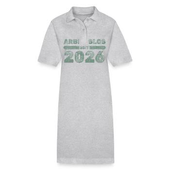 Arbeitslos 2026 - Stanley/Stella Frauen Bio-Polokleid PAIGER - Schwarz - Vorne