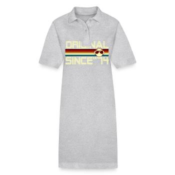 Seit 74 - Stanley/Stella Frauen Bio-Polokleid PAIGER - Schwarz - Vorne
