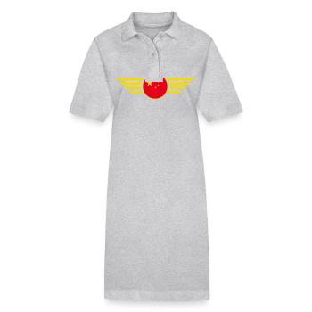 J’aime la Chine, T-shirt design de style élégance - Robe polo bio PAIGER Stanley/Stella Femme - noir - Devant