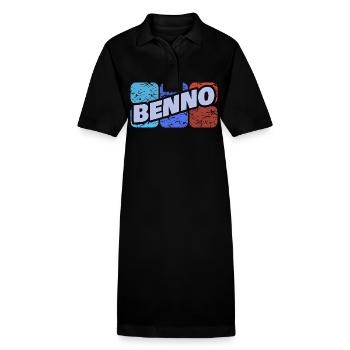 Benno Benno - Stanley/Stella Frauen Bio-Polokleid PAIGER - Schwarz - Vorne