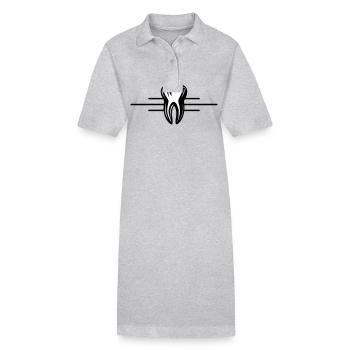 Dentiste Tooth Icon - Robe polo bio PAIGER Stanley/Stella Femme - noir - Devant