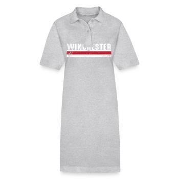 Winchester Angleterre Vintage Design - Robe polo bio PAIGER Stanley/Stella Femme - noir - Devant