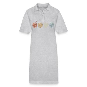 Retro - Houblon - Connaisseur de bière - Bière - Brassage - Robe polo bio PAIGER Stanley/Stella Femme - noir - Devant