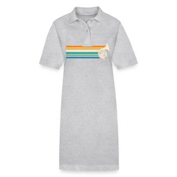 Hornist Waldhorn - Stanley/Stella Frauen Bio-Polokleid PAIGER - Schwarz - Vorne