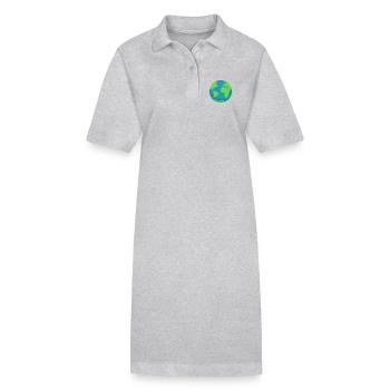 Planet Earth Minimal – Travel & Eco Style - Stanley/Stella Frauen Bio-Polokleid PAIGER - Schwarz - Vorne