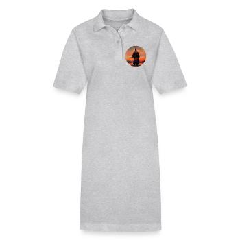 Samurai Warrior - Stanley/Stella PAIGER Organic Women’s Polo Dress - black - Front