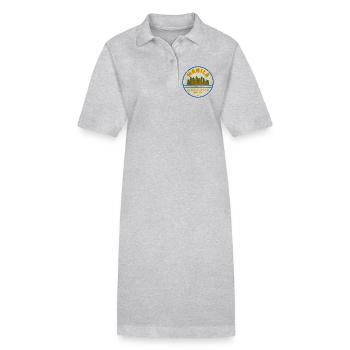 Manila Skyline – Perle des Orients - Stanley/Stella Frauen Bio-Polokleid PAIGER - Schwarz - Vorne