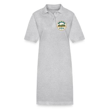 Kolkata Skyline Badge - Robe polo bio PAIGER Stanley/Stella Femme - noir - Devant