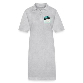 Pyrenäen-Nationalpark unter dem Schnee - Stanley/Stella Frauen Bio-Polokleid PAIGER - Schwarz - Vorne