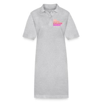 Déclaration de randonnée alpiniste - Robe polo bio PAIGER Stanley/Stella Femme - noir - Devant