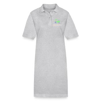 Nutzfahrzeug Spruch Traktor Landleben Landwirt - Stanley/Stella Frauen Bio-Polokleid PAIGER - Schwarz - Vorne