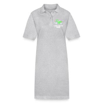 Commercial Vehicle Statement Country Life Tractor Farmer - Stanley/Stella PAIGER Organic Women’s Polo Dress - black - Front