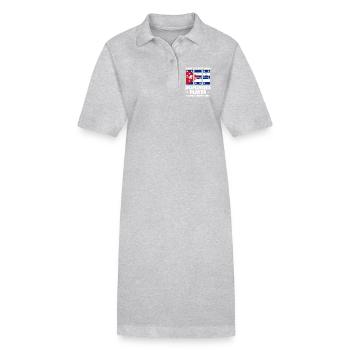 Domino Spiel Design - Stanley/Stella Frauen Bio-Polokleid PAIGER - Schwarz - Vorne