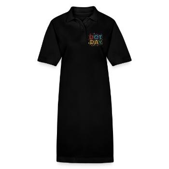 DOT-TAG - Stanley/Stella Frauen Bio-Polokleid PAIGER - Schwarz - Vorne
