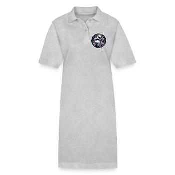 Unicorn Dance - Stanley/Stella PAIGER Organic Women’s Polo Dress - black - Front