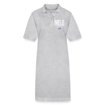 Melo Uruguay Uruguayen - Robe polo bio PAIGER Stanley/Stella Femme - noir - Devant