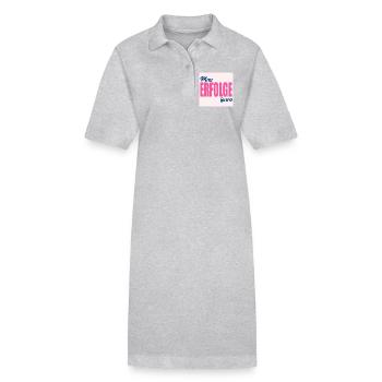 CELEBRATE SMALL SUCCESSES - Stanley/Stella PAIGER Organic Women’s Polo Dress - black - Front