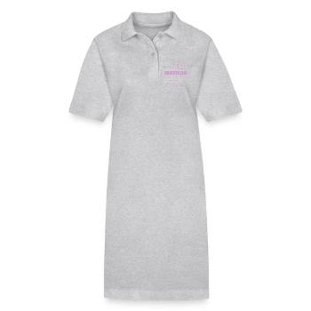 Matilda as Proverbs - Stanley/Stella PAIGER Organic Women’s Polo Dress - black - Front