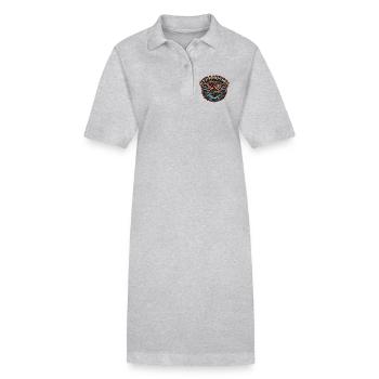Esthétique steampunk & rétro-futurisme vapeur - Robe polo bio PAIGER Stanley/Stella Femme - noir - Devant