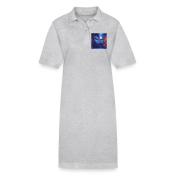 Mad Scientist - Stanley/Stella PAIGER Organic Women’s Polo Dress - black - Front