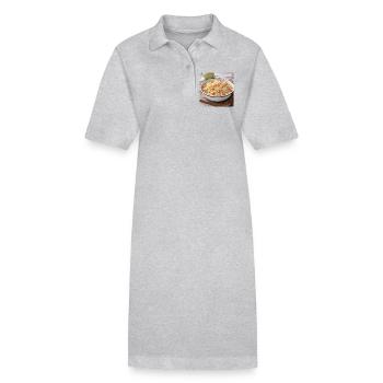 Cremiger Kohl-Tomaten-Salat - Stanley/Stella Frauen Bio-Polokleid PAIGER - Schwarz - Vorne