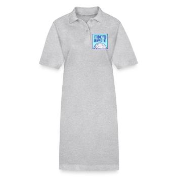 I Think You Dropped This Brain Sarcasm Humor - Stanley/Stella PAIGER Organic Women’s Polo Dress - black - Front