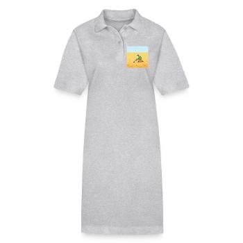 Samen der Hoffnung in der Wüste - Stanley/Stella Frauen Bio-Polokleid PAIGER - Schwarz - Vorne