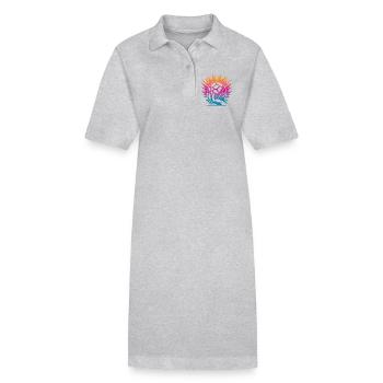 Handball - Stanley/Stella Frauen Bio-Polokleid PAIGER - Schwarz - Vorne