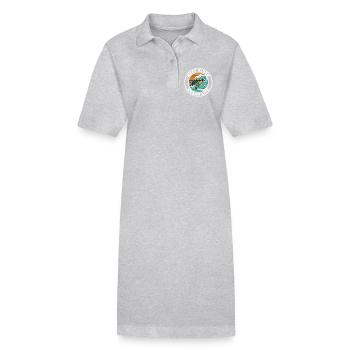 Surf Reef Rider Ocean Life Turtle - Stanley/Stella PAIGER Organic Women’s Polo Dress - black - Front