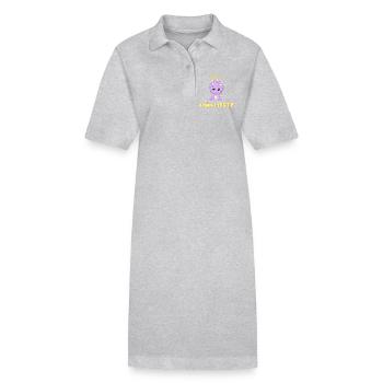 Funny Tricerapots Pun - Stanley/Stella PAIGER Organic Women’s Polo Dress - black - Front