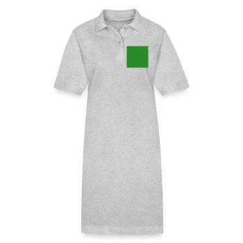 grüner Hintergrund Textur Vorlage personalisieren - Stanley/Stella Frauen Bio-Polokleid PAIGER - Schwarz - Vorne