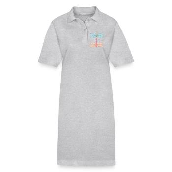 Libellen und Transformation by CD - Stanley/Stella Frauen Bio-Polokleid PAIGER - Schwarz - Vorne