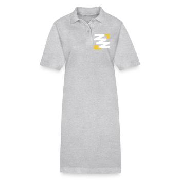 Basic simple digital art emblem with Z - Stanley/Stella PAIGER Organic Women’s Polo Dress - black - Front
