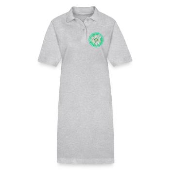 Drei Hasen – Dreihasenbild Osterhasen Motiv - Stanley/Stella Frauen Bio-Polokleid PAIGER - Schwarz - Vorne