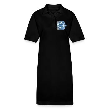 Snowboard - Stanley/Stella Frauen Bio-Polokleid PAIGER - Schwarz - Vorne