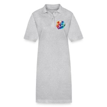Koala - Stanley/Stella Frauen Bio-Polokleid PAIGER - Schwarz - Vorne